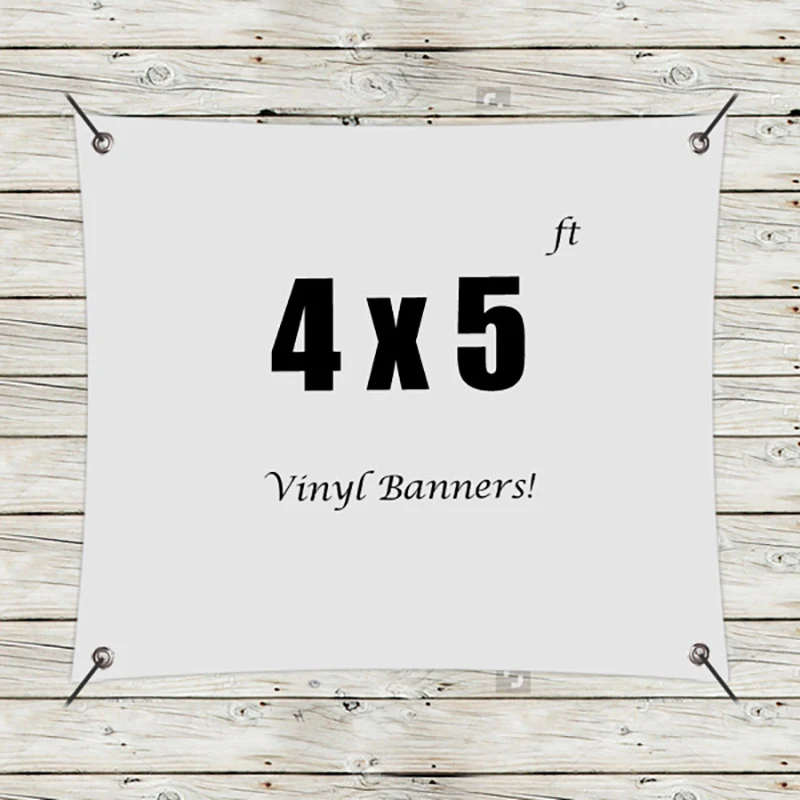 Custom 4' x 5' Vinyl Banners 1