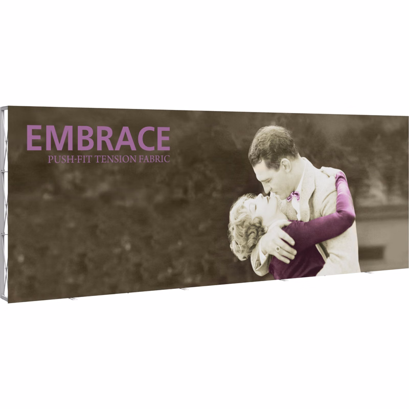 Embrace 20ft. Full Height Inline Display W/ Front Graphic