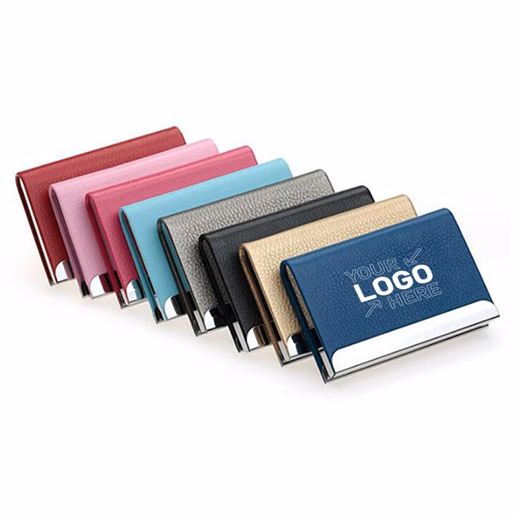 Custom Business Card Holder PU Leather