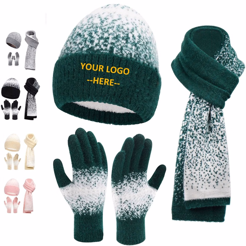 Winter Knit Beanie Hat