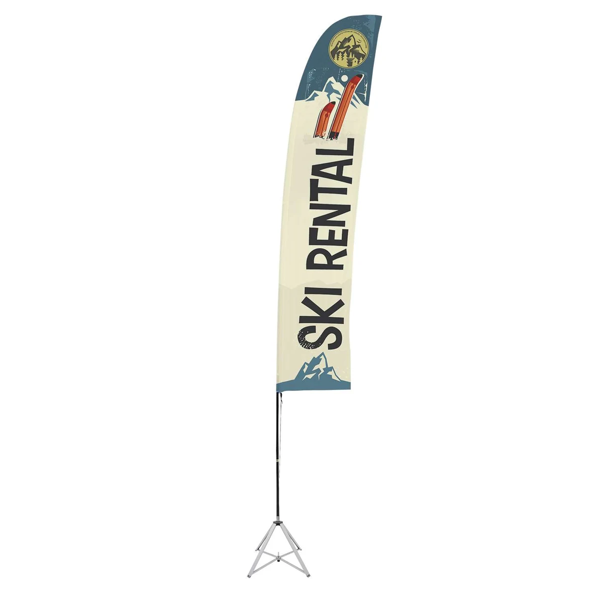 Ascent Blade Sail Sign Flag Kit Single-Sided 1