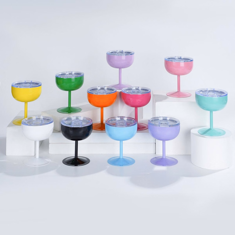 Stainless Steel Martini Tumbler With Lids