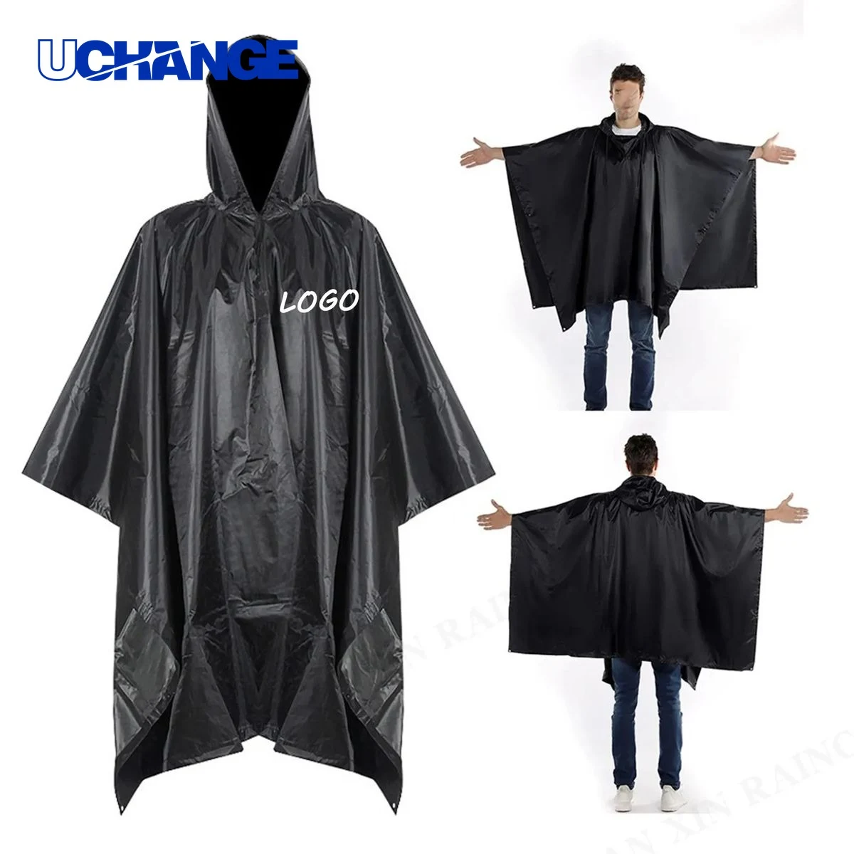 3-in-1 Multifunctional Raincoat Poncho for Travel & Outdoor Use 1