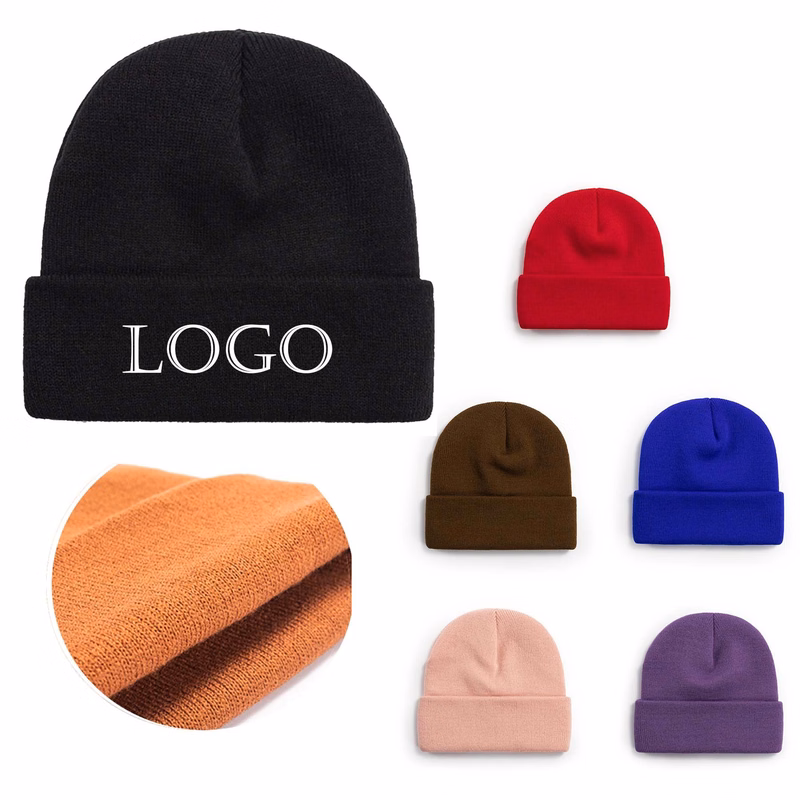 Warm Soft Knitted Beanie Hat