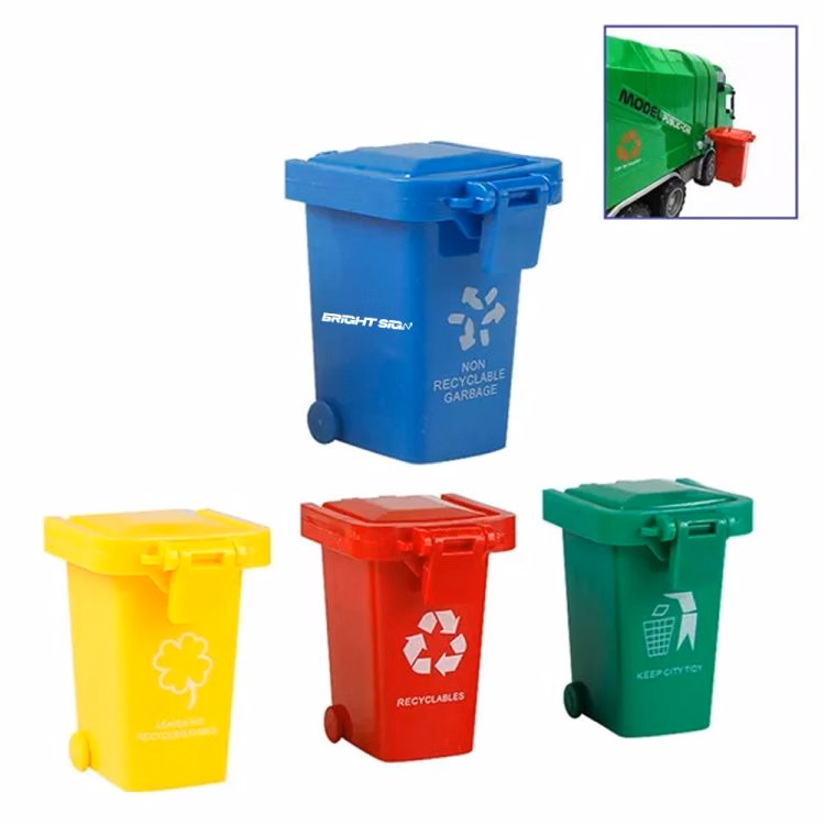 4Pcs Tiny Recycle Bin for Desk