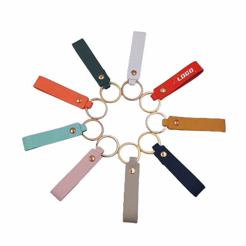 Colorful Leather Key Chain