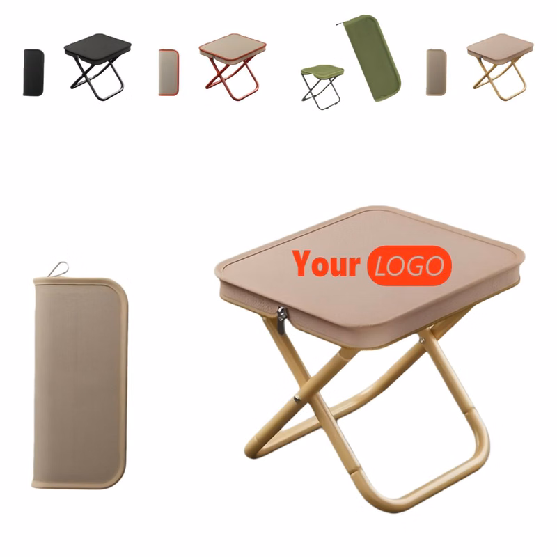 330LBS Oxford Cloth Carbon Steel Foldable Stool