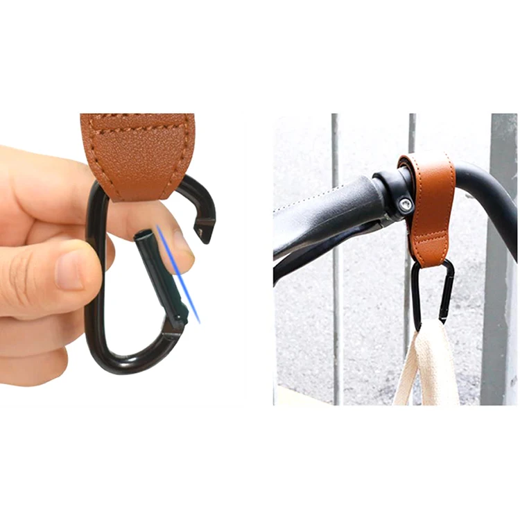 PU Hook And Loop Fastener Carabiner 1