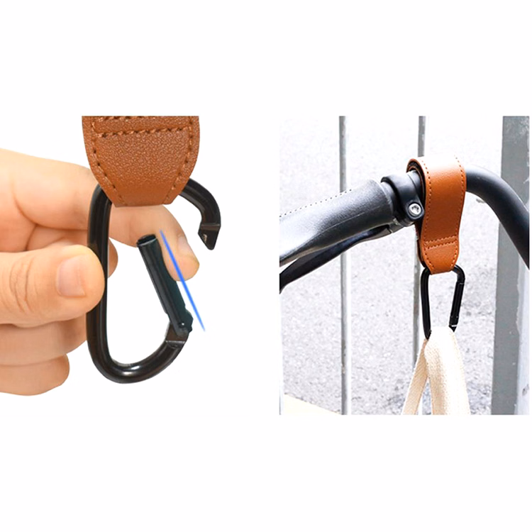 PU Hook And Loop Fastener Carabiner