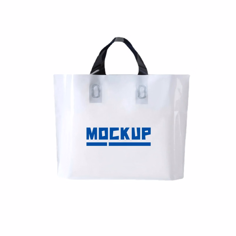 PE Soft Handle Plastic Tote Bag