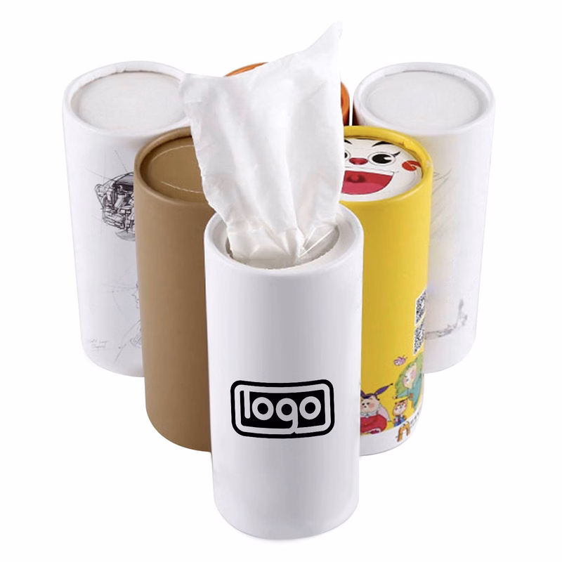 Cylindrical Tissue Box