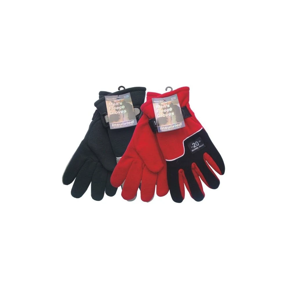 Bulk Men's Heavy-Duty Fleece Gloves 1
