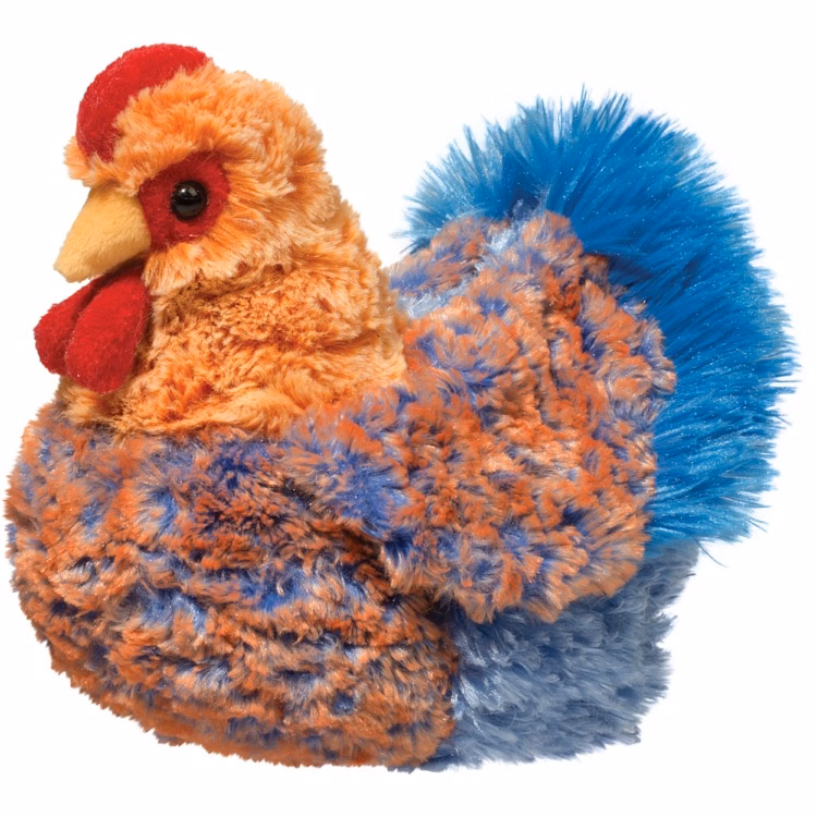 Henrietta Blue Lace Hen Stuffed Animal