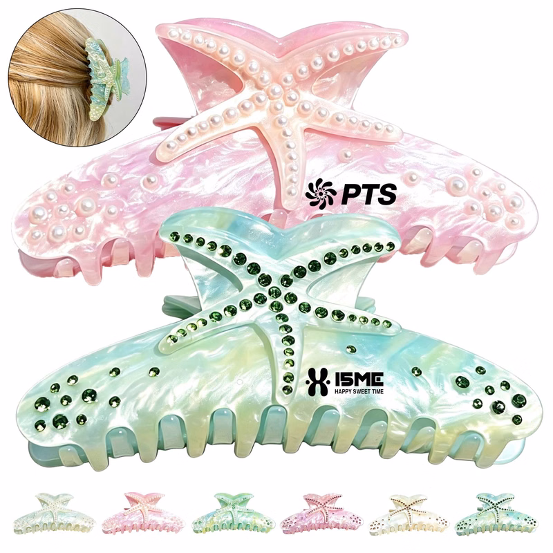 Starfish Hair Claw Clips