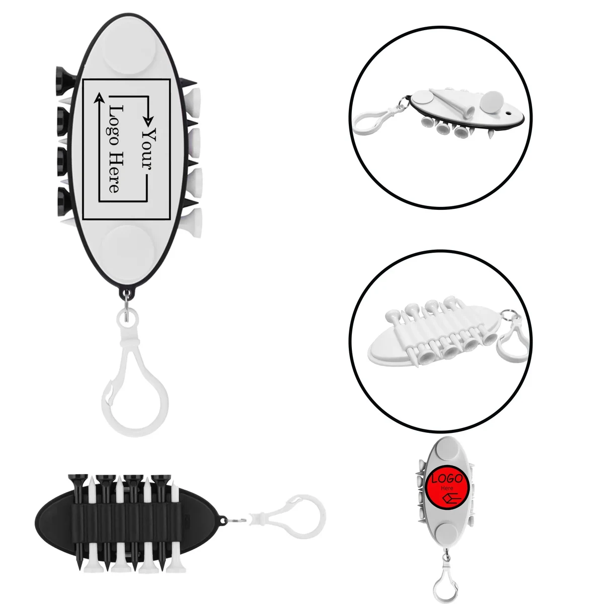 Plastic Golf Tee Holder 1