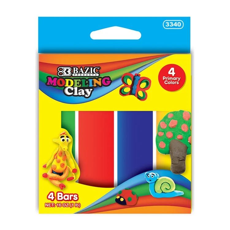 Modeling Clay Sticks - Four Primary Colors 1 lb. 1