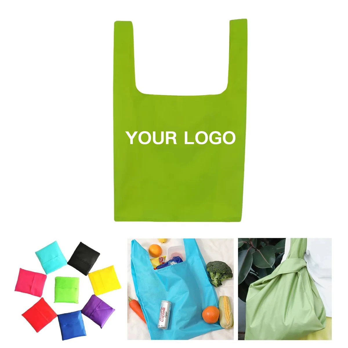 190T Polyester Tote For Quick Shopping Trips 1