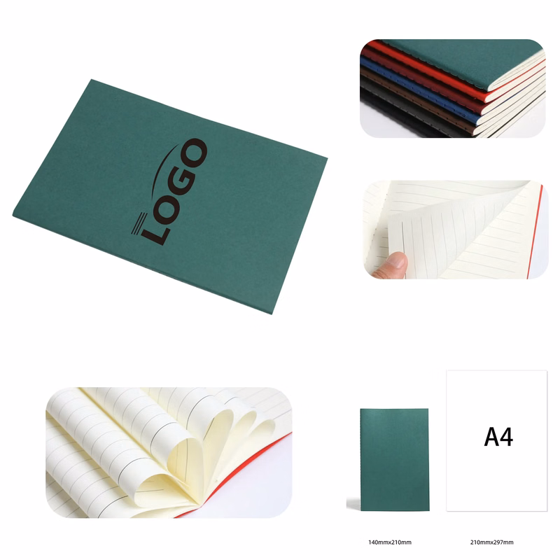 A5 Rainbow Kraft Cover Notebook