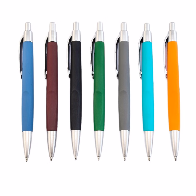 Plastic Click Action Colorful Ballpoint Pen