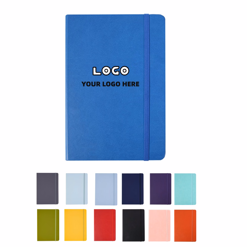 A5 PU Leather Eco-Print Notebook