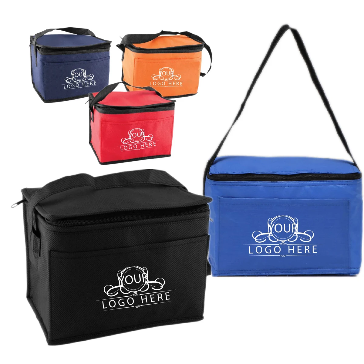 Zip Closure Main Compartment Cooler Bag 1