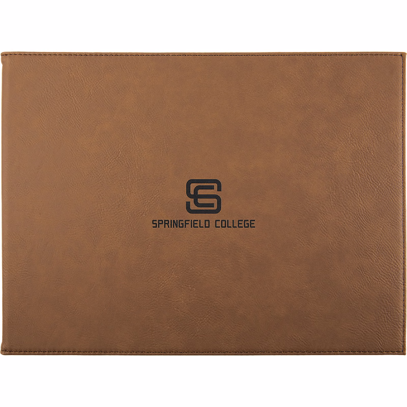 Dark Brown Leatherette Certificate Holder