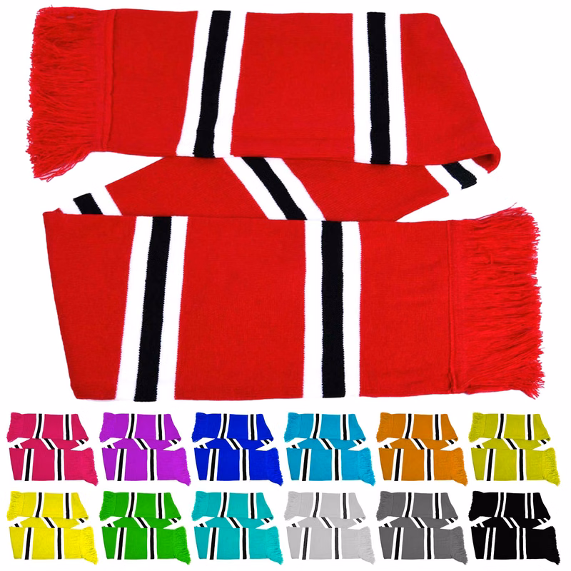 Jacquard Knitting Sports Fan Scarf