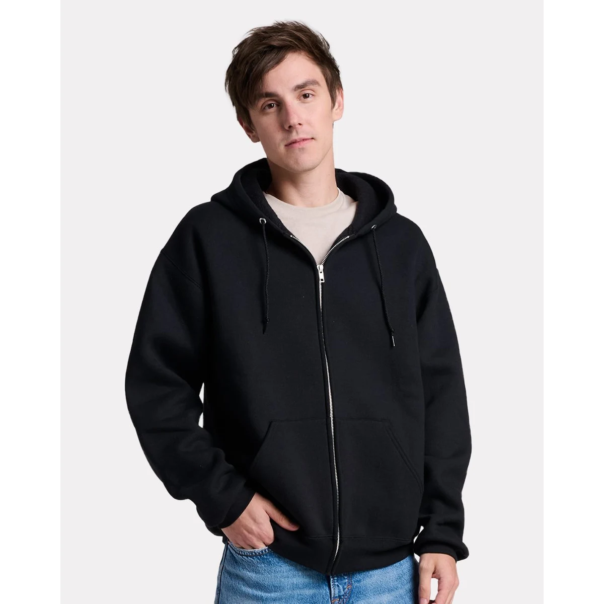 Unisex Rugged Full-Zip Hooded Sweatshirt - Z12MR 1