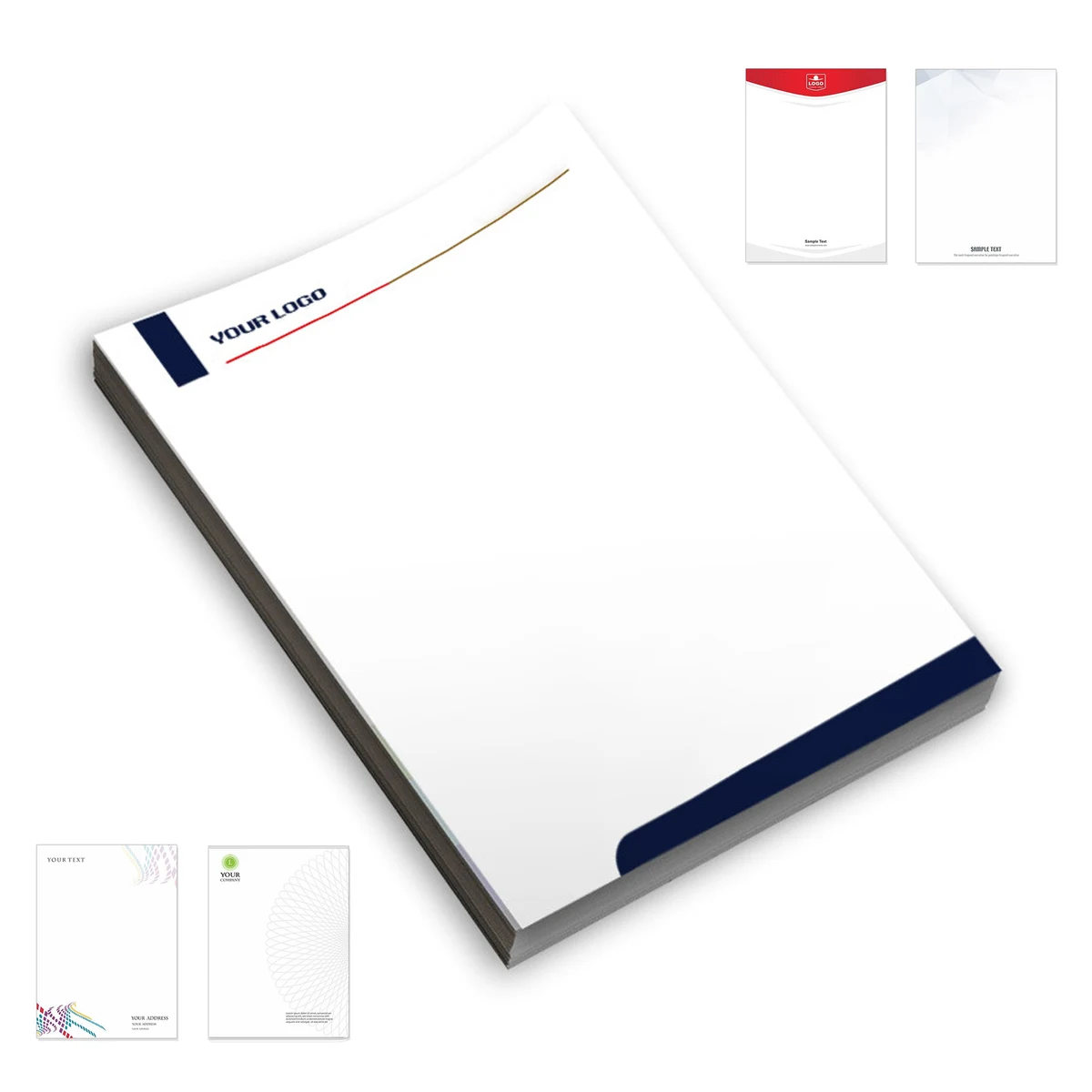 Personalized Notepad Custom Letterhead Writing Pad 1
