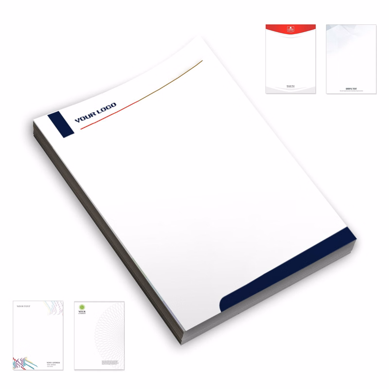 Personalized Notepad Custom Letterhead Writing Pad