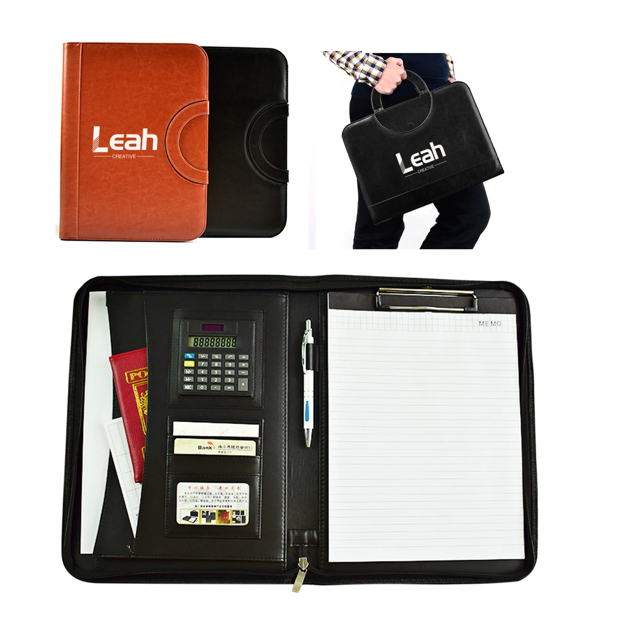 Business Multifunctional Portable Zipper Bag 1