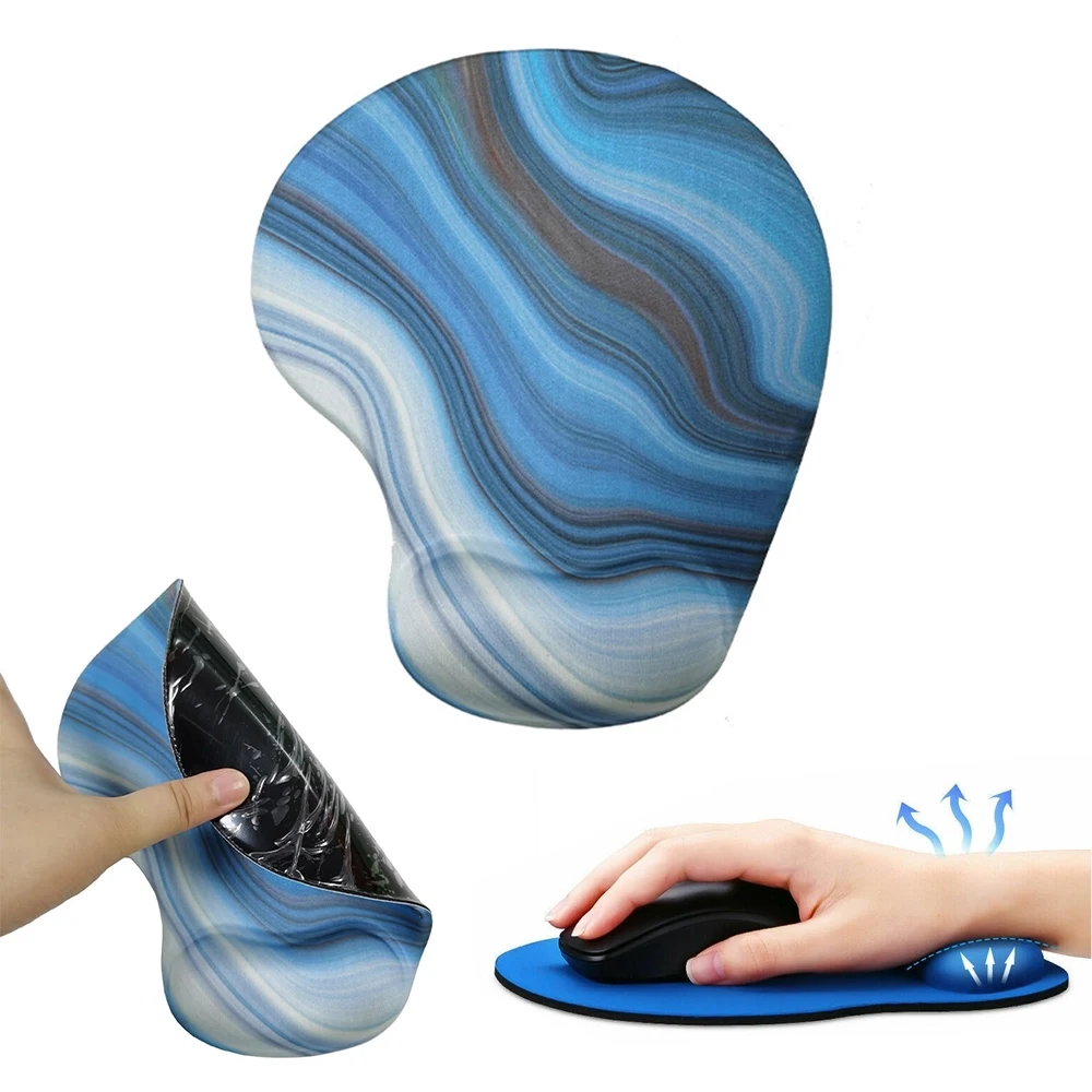 Office Mouse Pad with Gel Wrist Rest 1