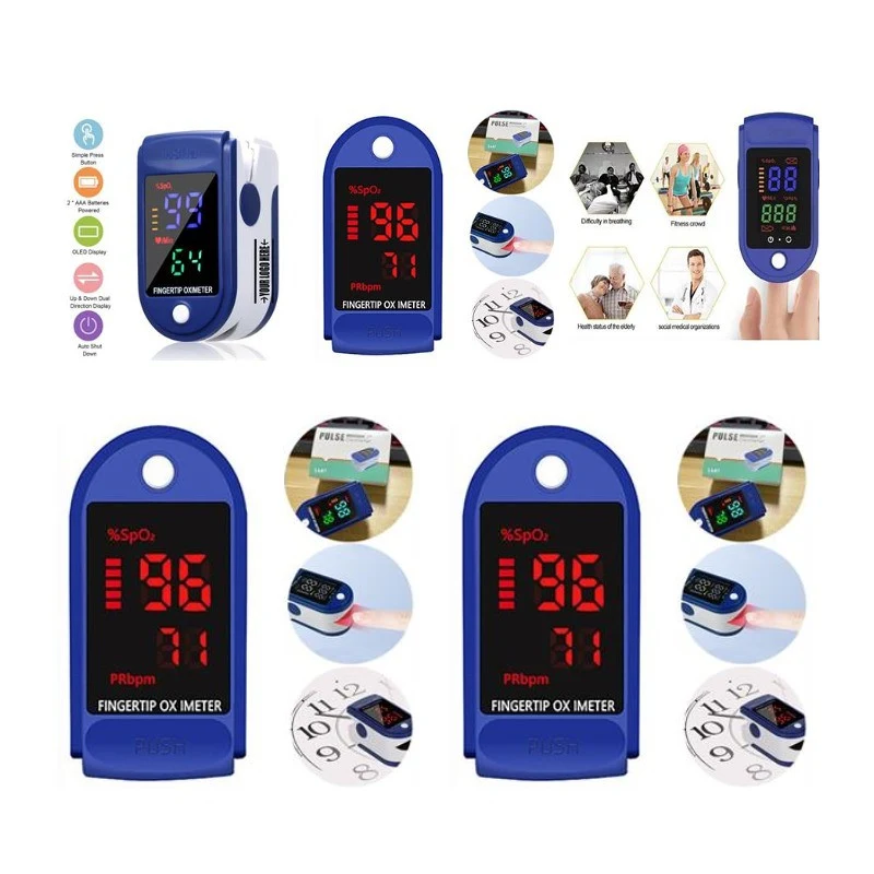 Fingertip Pulse Oximeter (Blue) 1