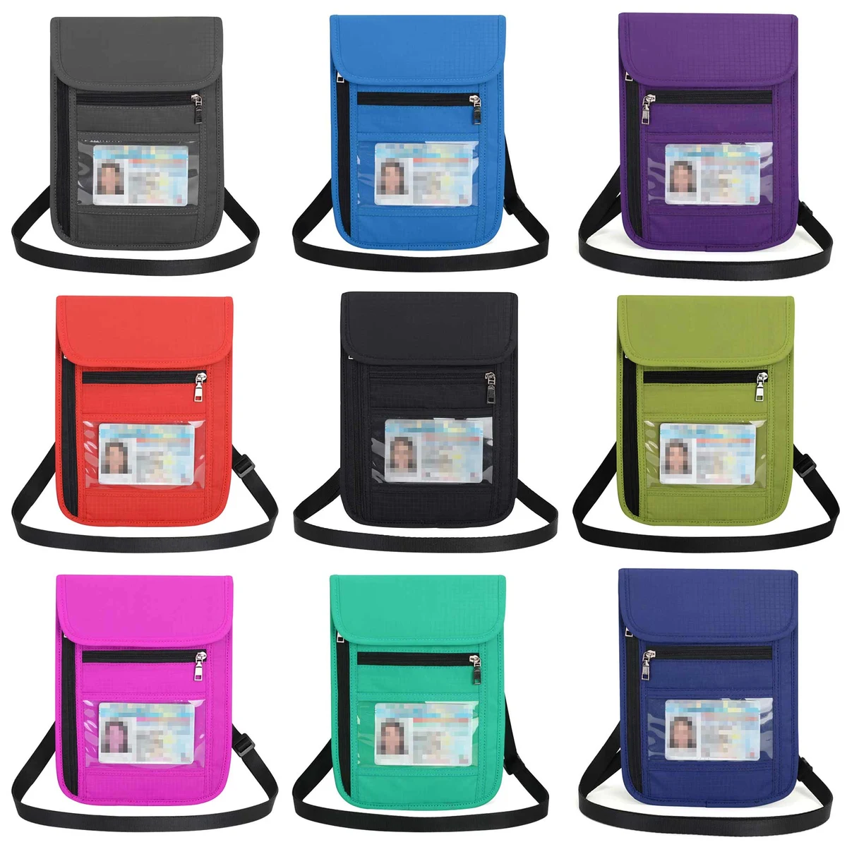 Neck Wallet Cards travelling Passport Holder 1