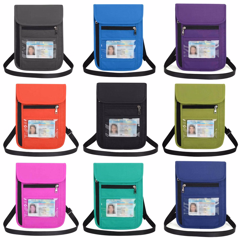 Neck Wallet Cards travelling Passport Holder