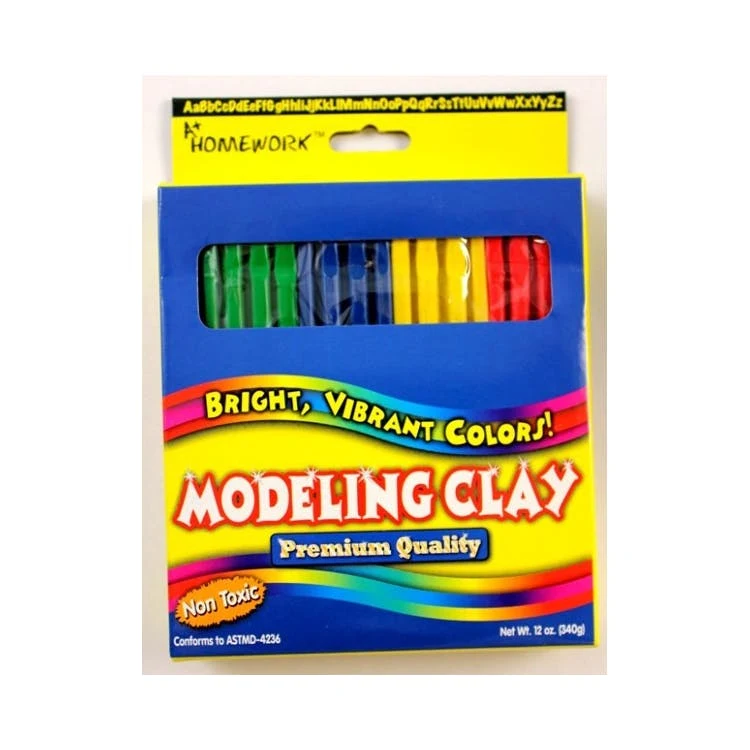Modeling Clay - 4 Colors 12 oz 1