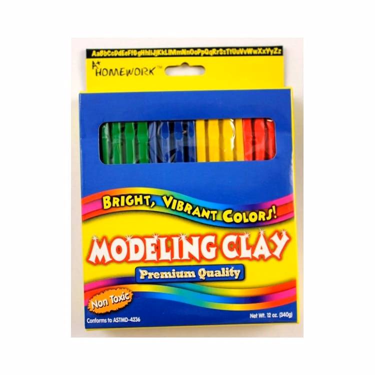Modeling Clay - 4 Colors 12 oz