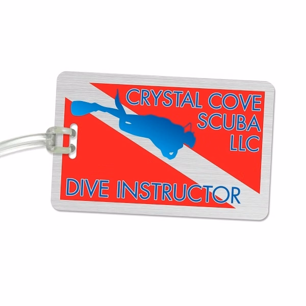 Luggage Tag - Aluminum - Small