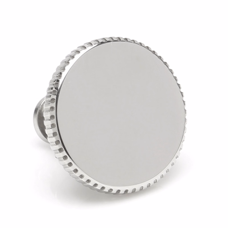Coin Edge Stainless Steel Engravable Lapel Pin