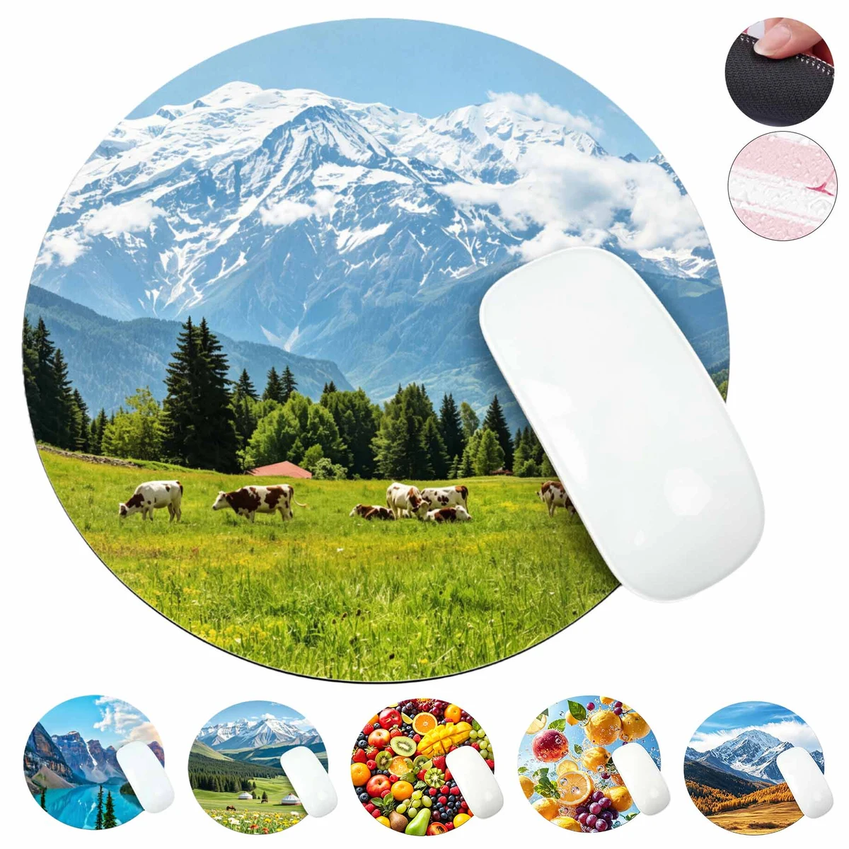 8" Custom Round Mouse Pad 1