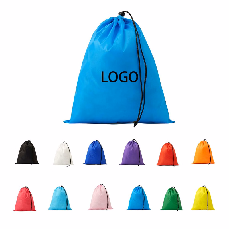 210D Polyester Oxford Drawstring Storage Bag