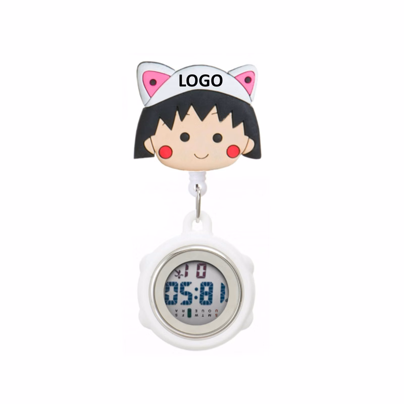Cartoon Digital Display Pocket Nurse Watch