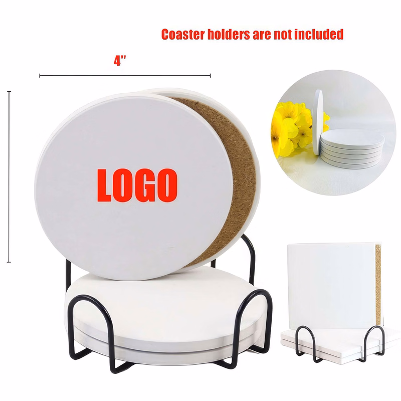 Custom Round or square Ceramic Coasters