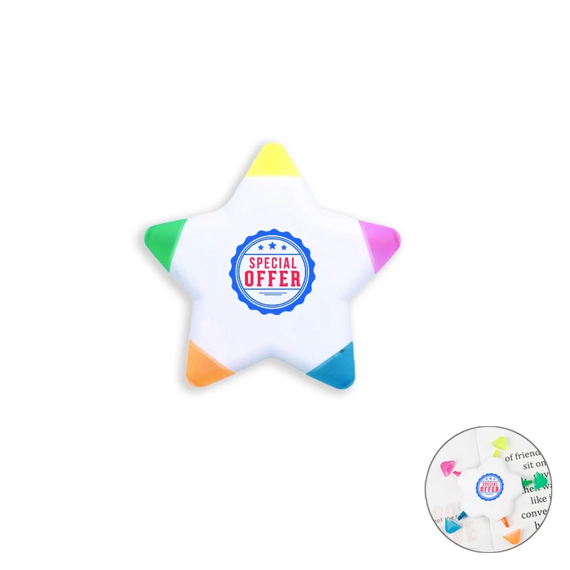 Full Color Star Shaped Highlighter 1