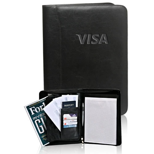 Corporate Zippered Portfolio - 10" W x 13" H 1