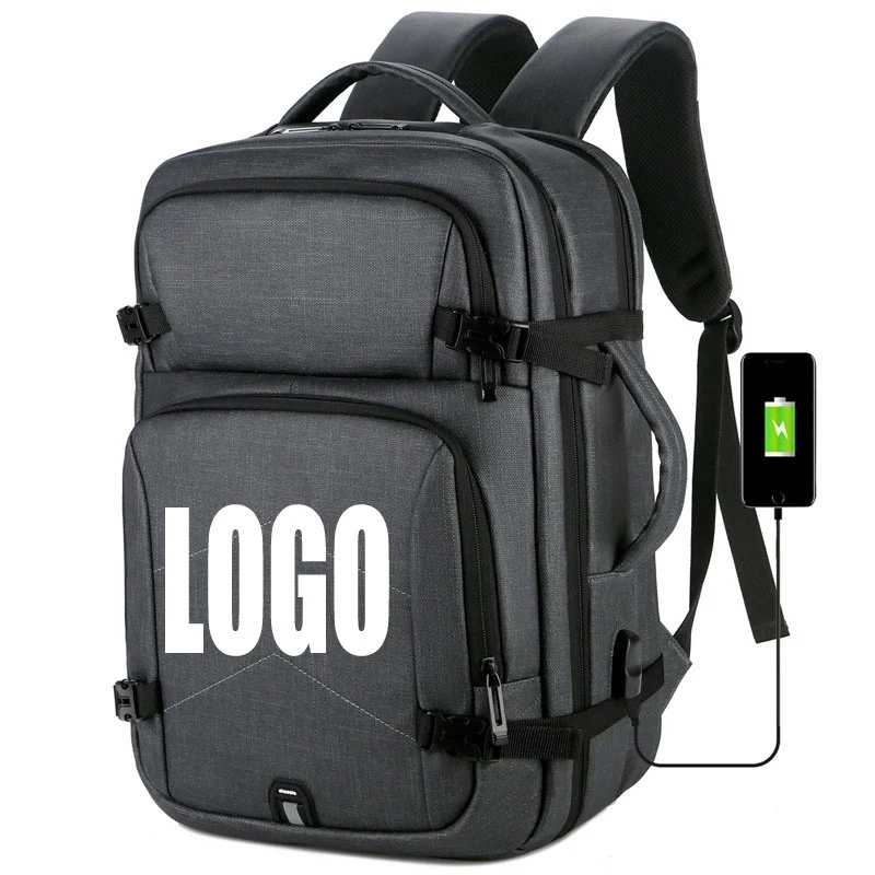 Business Travel Laptop Backpacks with USB Charging Port 1