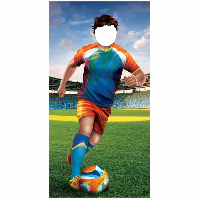 Soccer Player Photo Prop Stand-Up