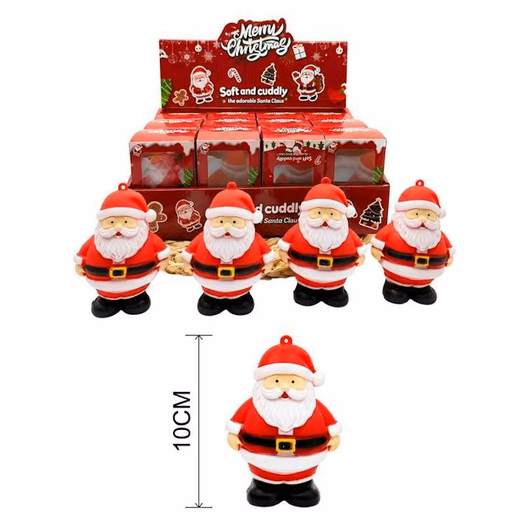 Santa Squishy Ornaments - 4"