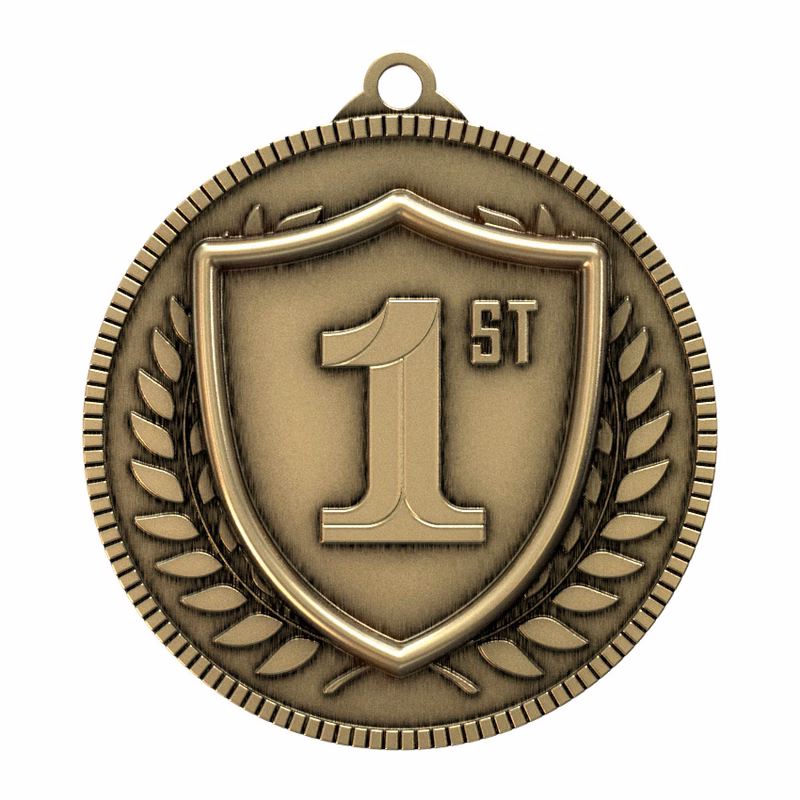 Antique Gold 1st Place Classic Legacy Medallion (2")