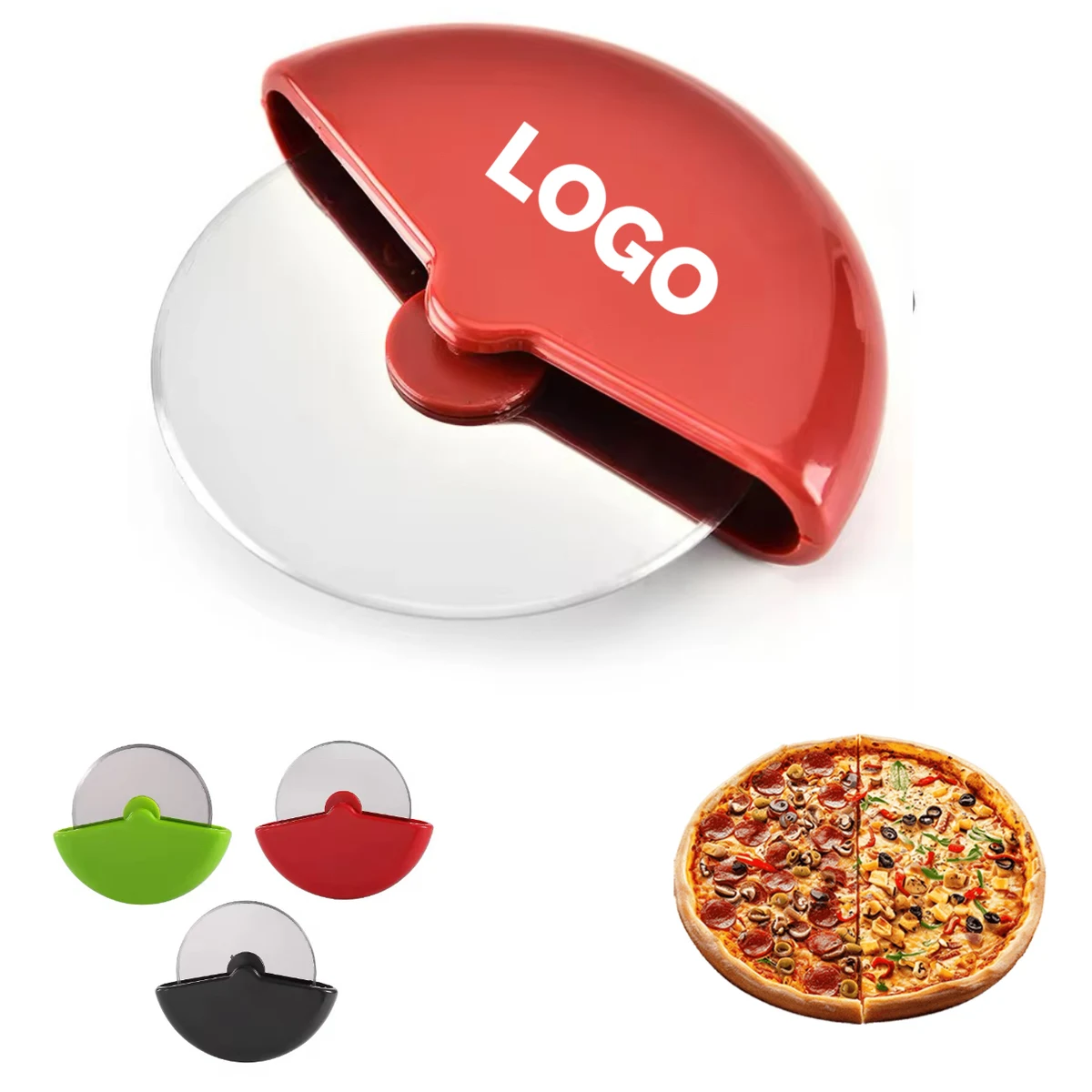 MOQ 10 pcs Portable Pizza Cutter 1